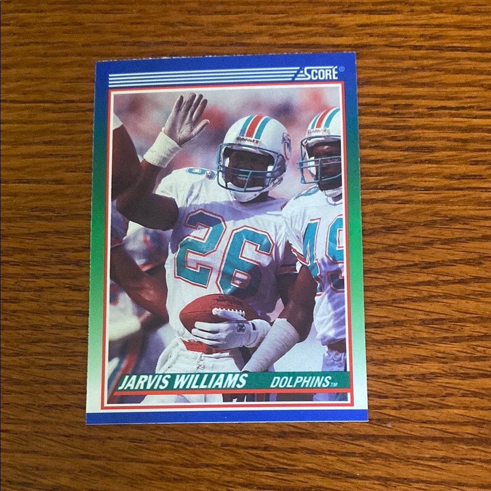 Jarvis Williams football card